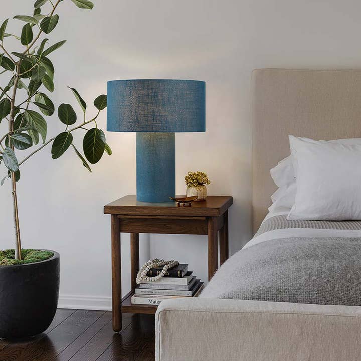 Nova of California - Wholesale Accent/Desk Lamp - Moonlight 20"Tall 1-Light 4-Way Modern Linen Table Lamp