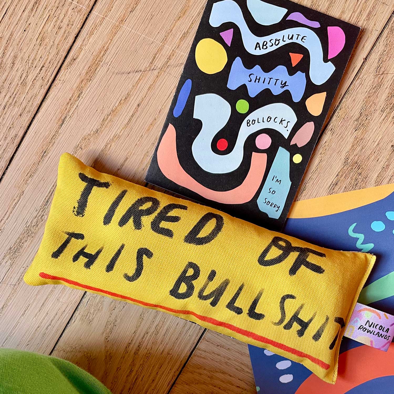 Nicola Rowlands - Wholesale Spa/Therapy Pillow - Lavender eyebag: TIRED OF THIS BULLSHIT1