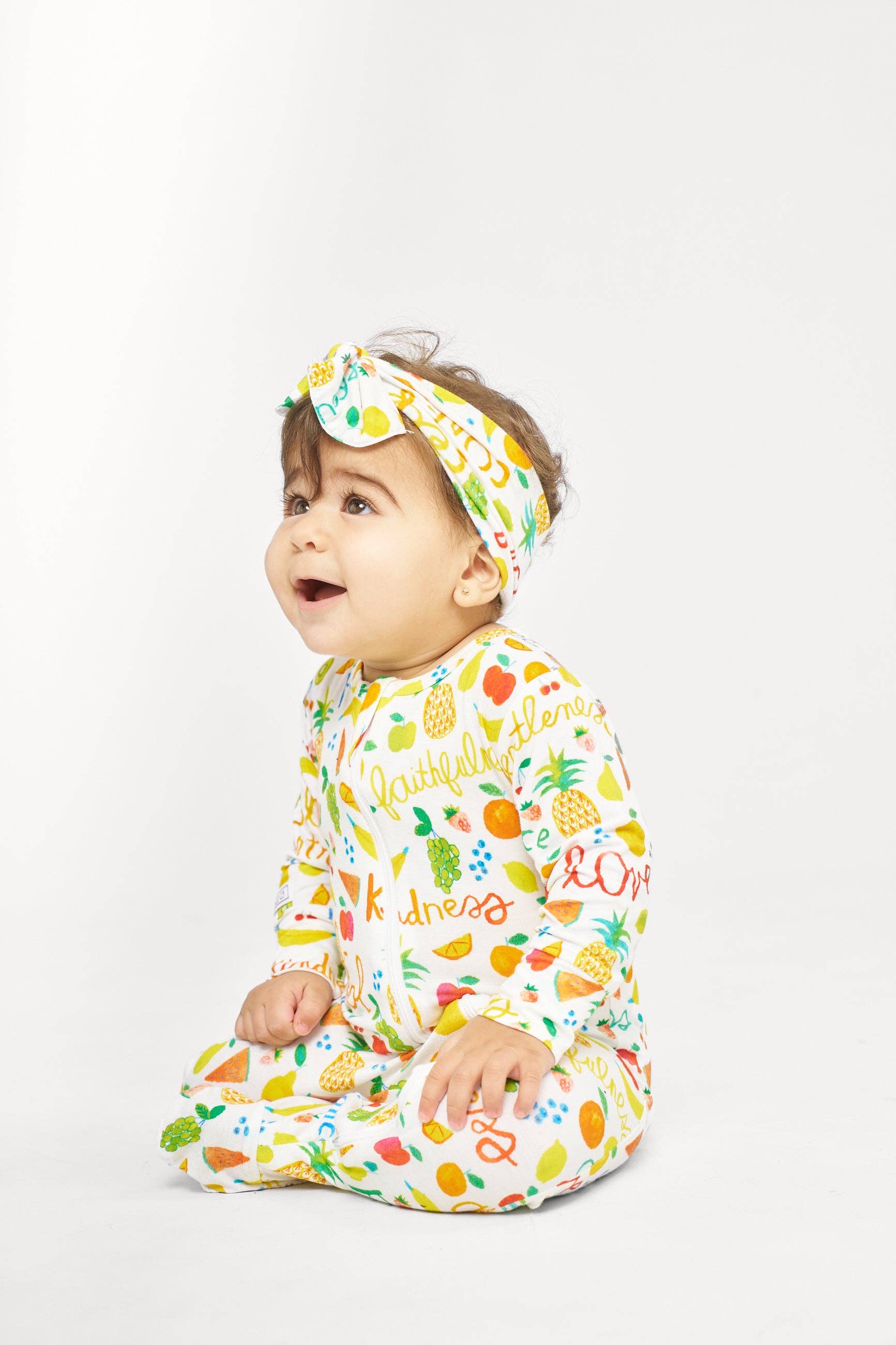 Holy Pals - Wholesale Sleepsuit - Baby - Fruit of the Spirit PJ Footed Onesie Bamboo1