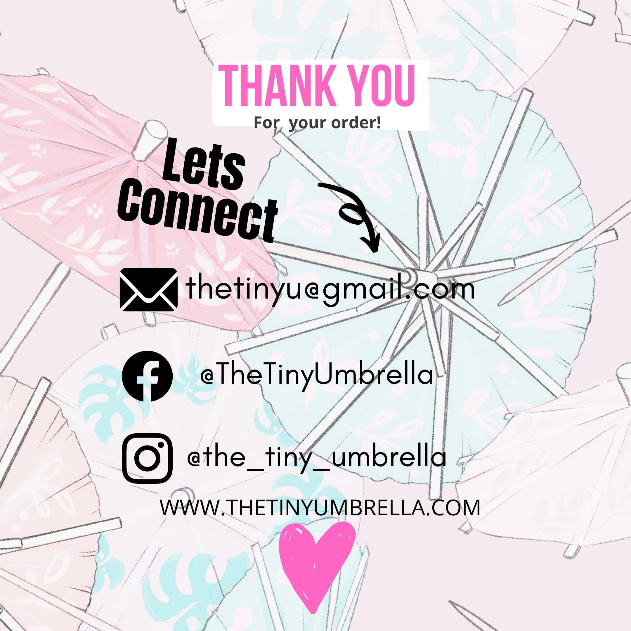 The Tiny Umbrella - Wholesale Cocktail Shaker - It's A Boy! Cocktail Umbrella5