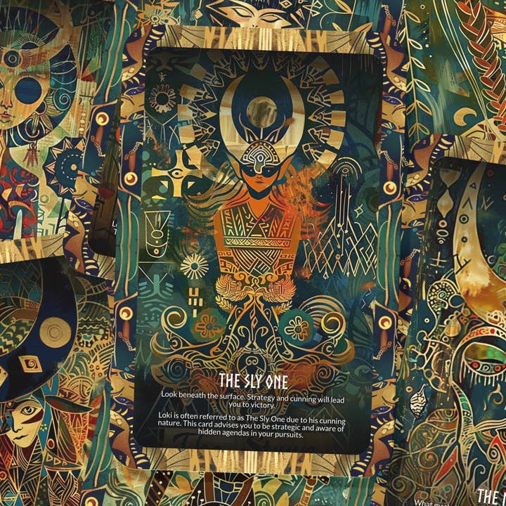 Ibiza Tarot USA – wholesale Tarot cards – Loki - The Trickster's Path Oracle Deck Cards - Navigating the complexities and challenges with cunning and wit