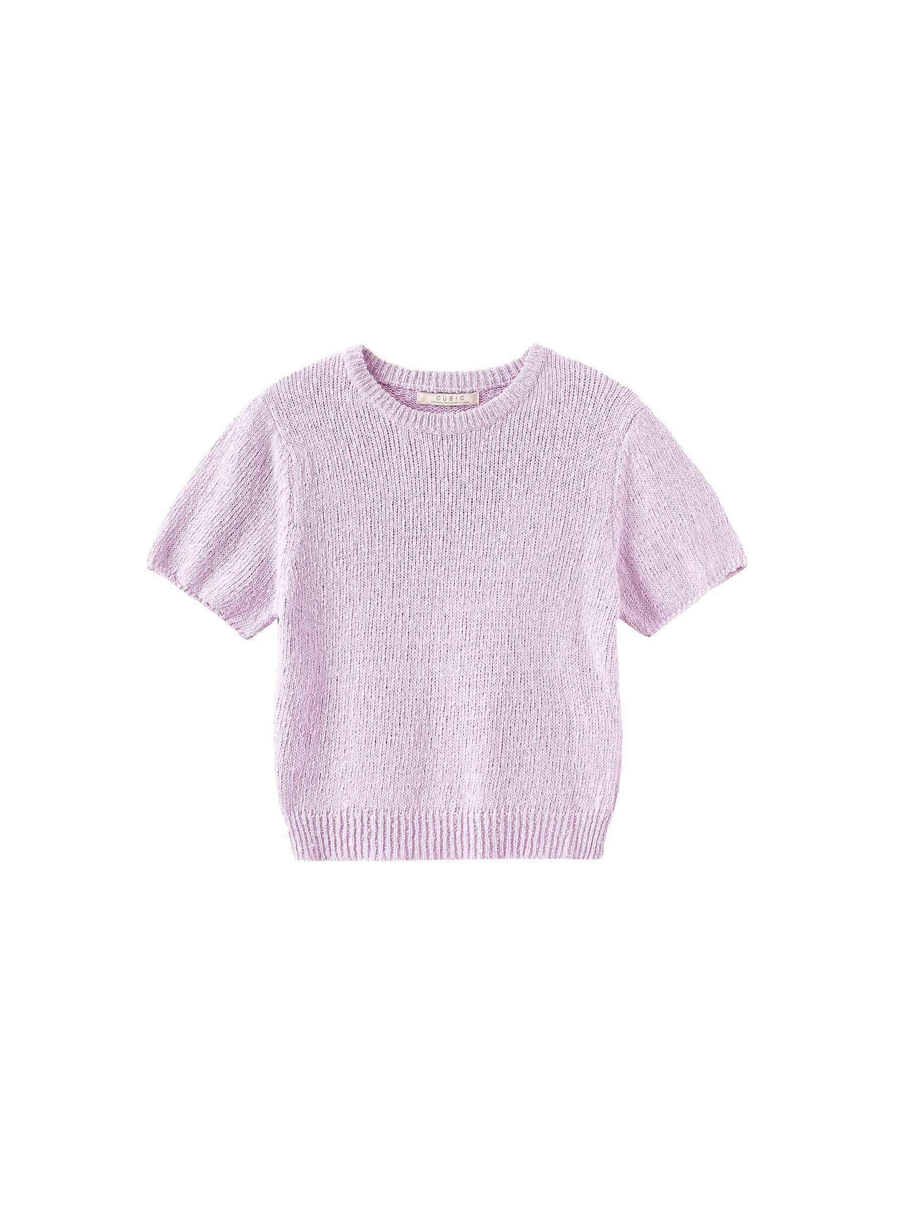 CUBIC – Engroshandel Strikket top - Dame – Rund hals løs strik T-shirt2