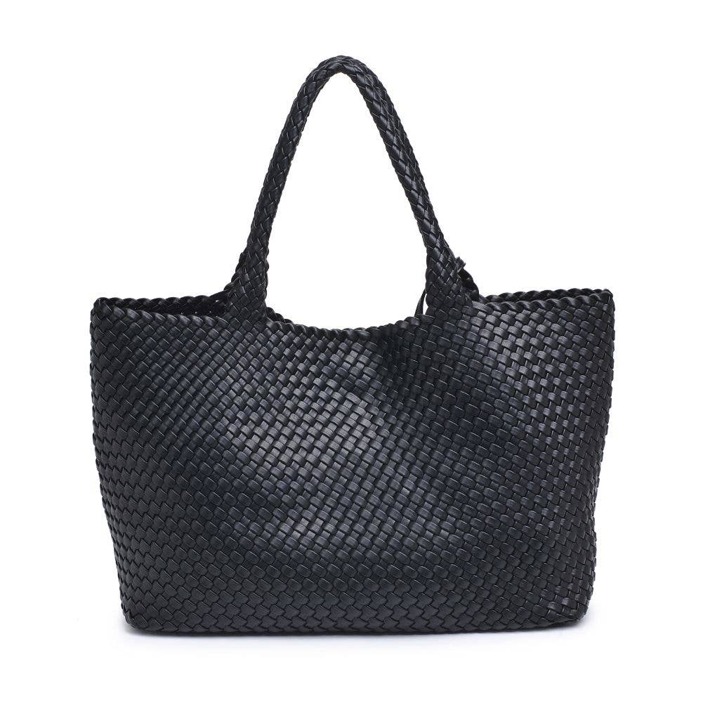 Moda Luxe - Vendita all'ingrosso Borsa tote - Donna - Borsa tote intrecciata in pelle vegana Solana6