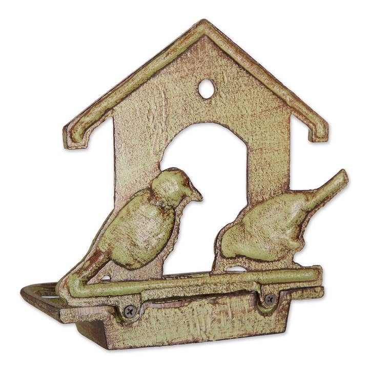 Zingz Home - Wholesale Bird Feeder - Wall Mounted Cast Iron Bird Feeder