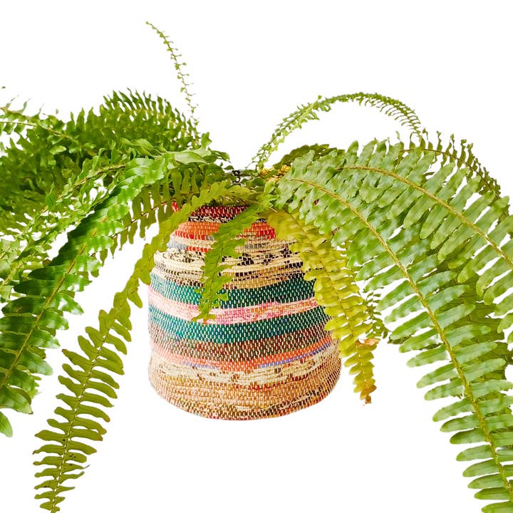 Local Women’s Handicrafts - Wholesale Plant Pot - Upcycled Plant Pot Cover4