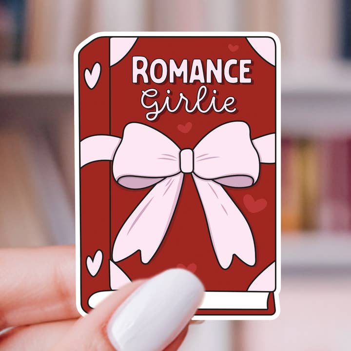 Romance Girlie Coquette Bow Sticker for wholesale by Indie Heart Studio