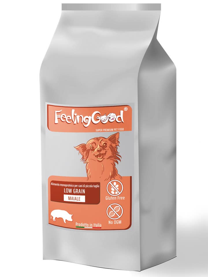 FEELING GOOD FOR ADULT MINI DOGS, PORK AND LOW GRAIN RICE for wholesale by Fantoni s.r.l.