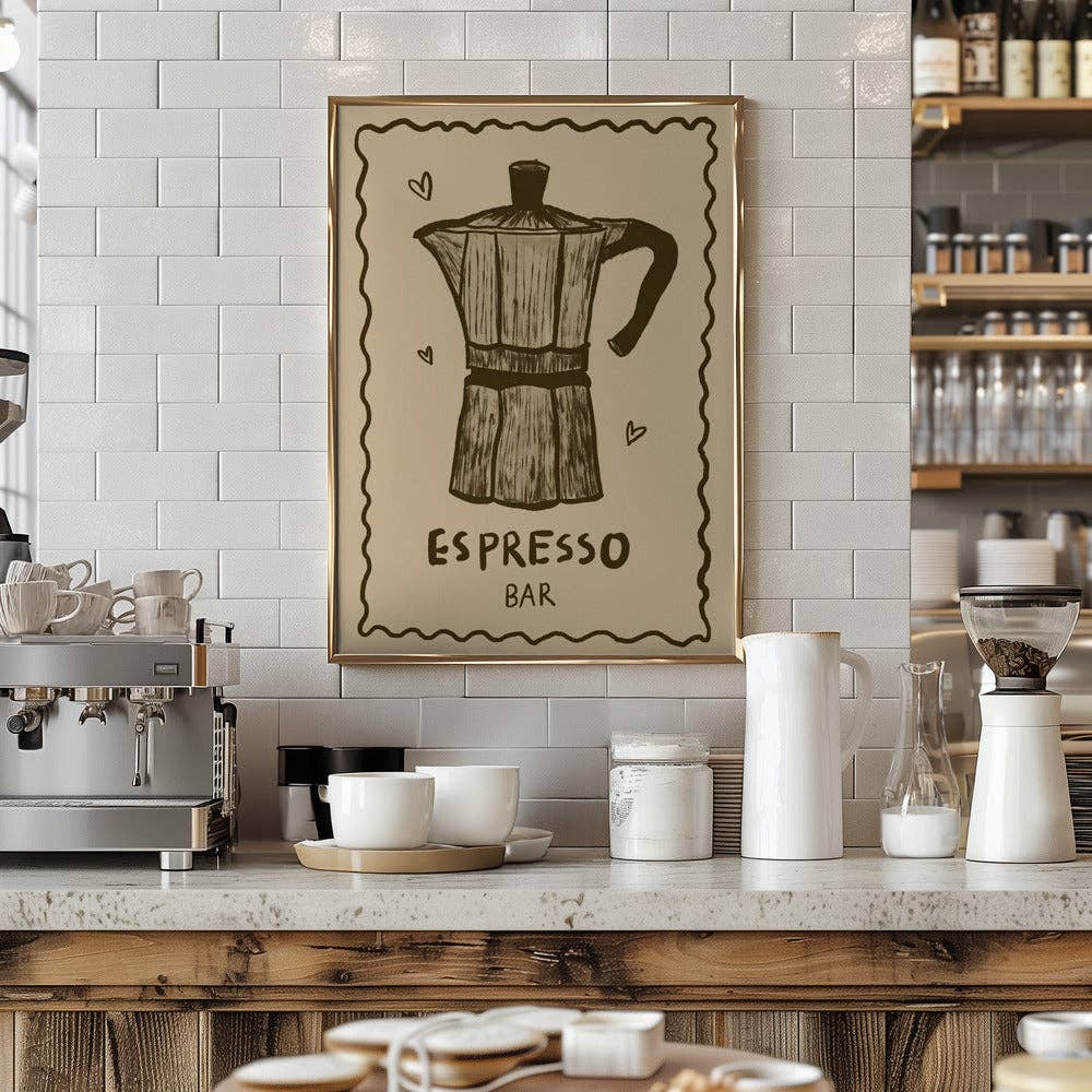 Studio Dolci - Wholesale Poster - POSTER ESPRESSO MAKER2