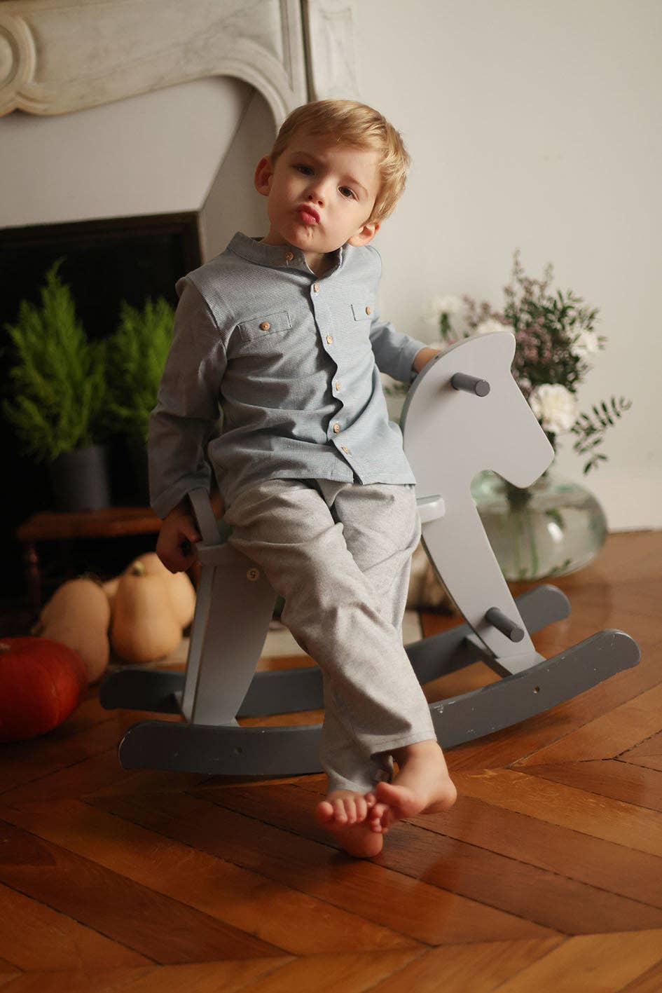 LES ENFANTINES - Wholesale Button Down Shirt - Kids - T-shirt Tiger