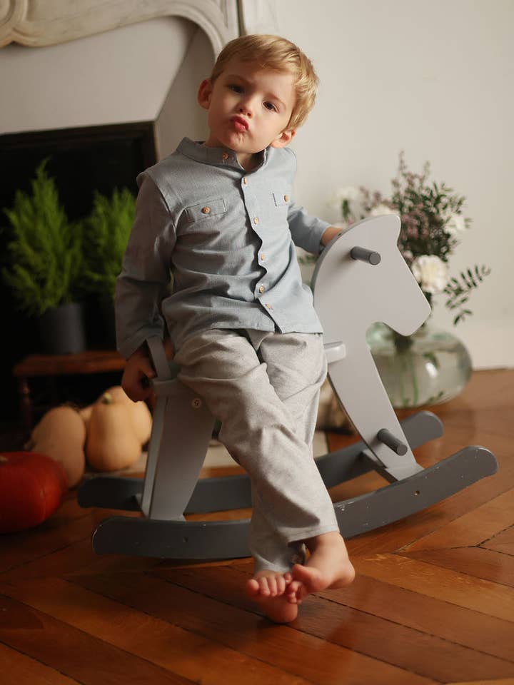 LES ENFANTINES - Wholesale Button Down Shirt - Kids - T-shirt Tiger0