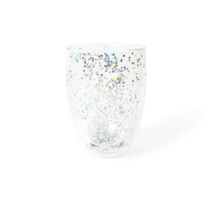 JTe’ GLITTER Tasse à Thé à Double Paroi en Verre pour la vente par J TEA *a Jenwey Tea Company*