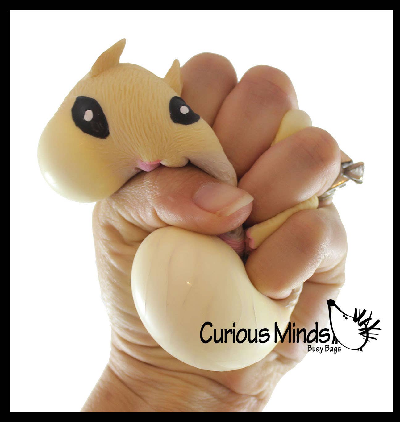 Curious Minds Toys - Wholesale Squishy Toy - Kids & Baby - Chunky Cheek Hamster Stretchy and Squeezy Toy - Soft Doh Fil6