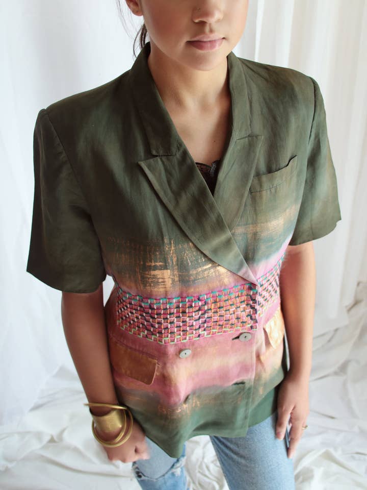 Recycled Vibe Twinkle Jacket for wholesale by Lyne C.