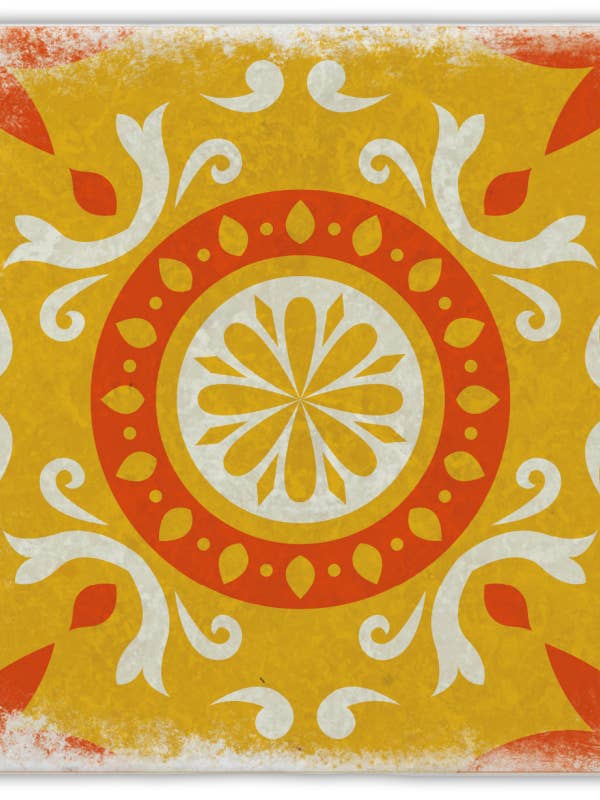 padrão de porta-copos de mármore colorido por atacado de Gespänsterwald