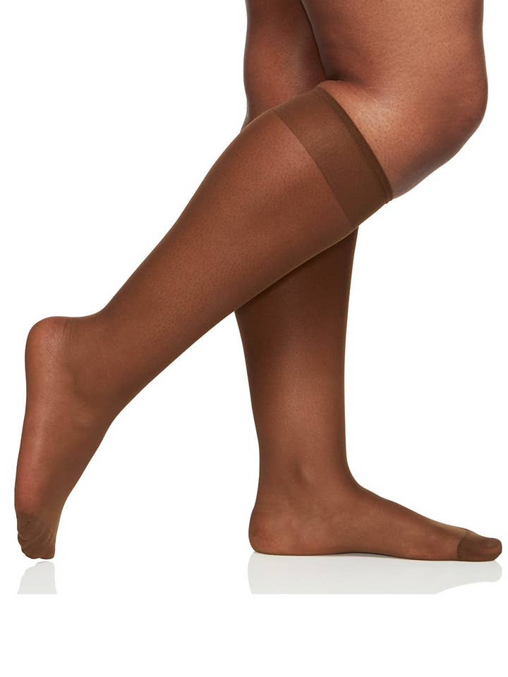 Berkshire - Wholesale Pantyhose - Women's - Queen All Day Sheer Knee High with Reinforced Toe - 6451