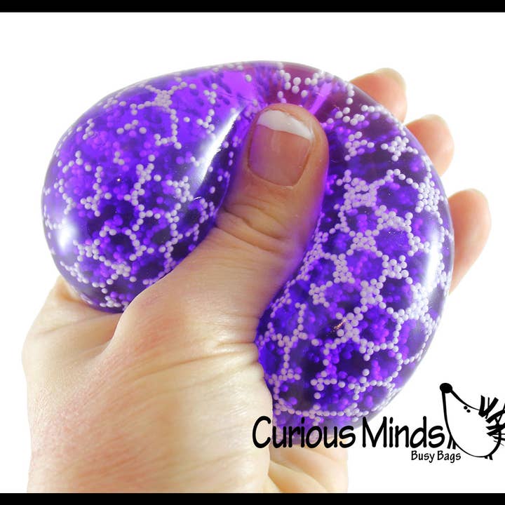 1Bubble Glob Nee Doh Soft Fluff- Filled Squeeze Stress Ball for wholesale by Curious Minds Toys
