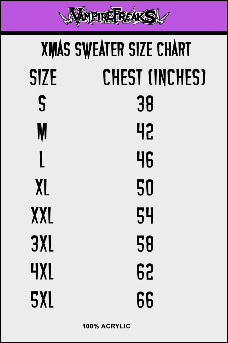 vampirefreaks - Wholesale Knit Sweater - Women's - Krampusnacht Knit Xmas Sweater7