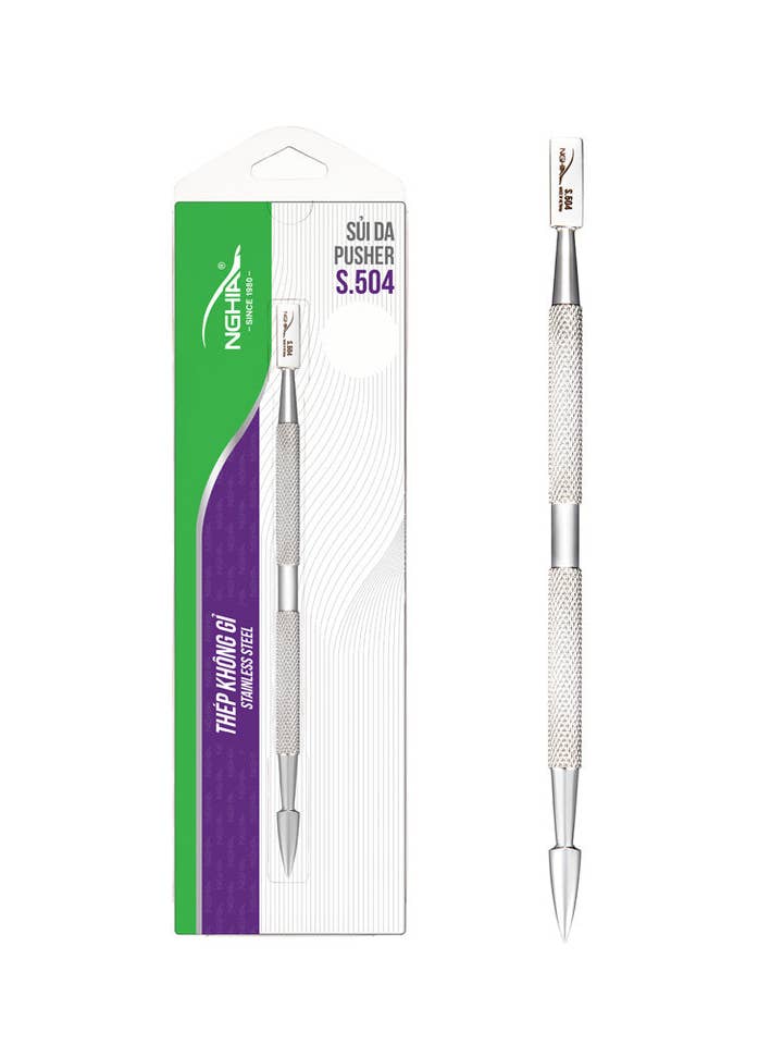 Cuticle Pusher - S-504 (Stainless Steel) for wholesale by NGHIA