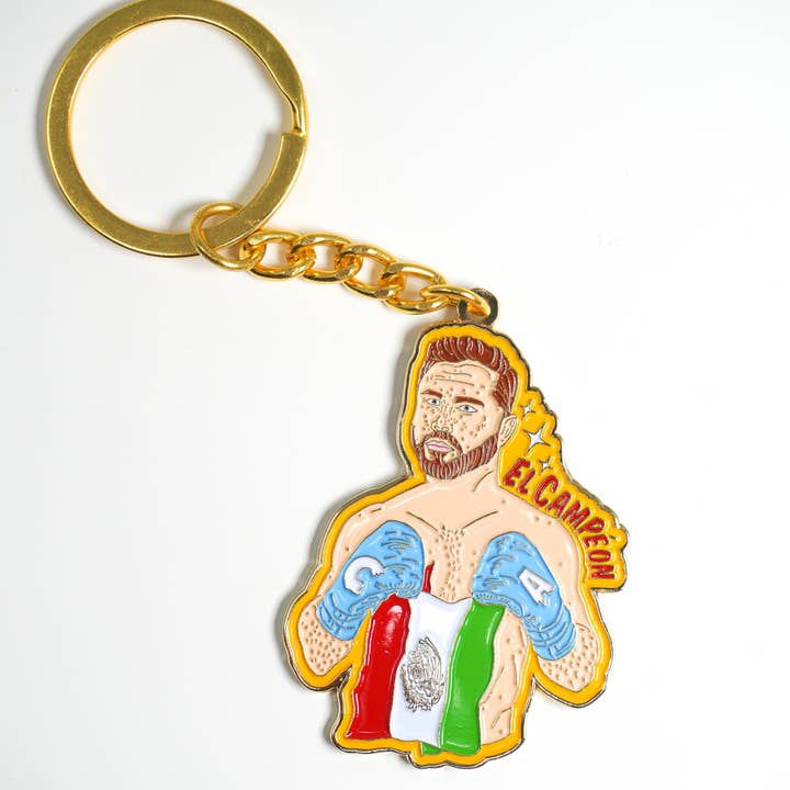 Canelo Luchador Keychain for wholesale by PARTIMEWORKS