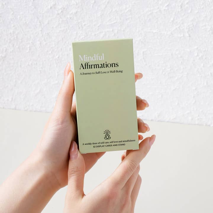Mindful Affirmations Deck – 52 Positive Wellness Cards for wholesale by Earth's Gems BTQ