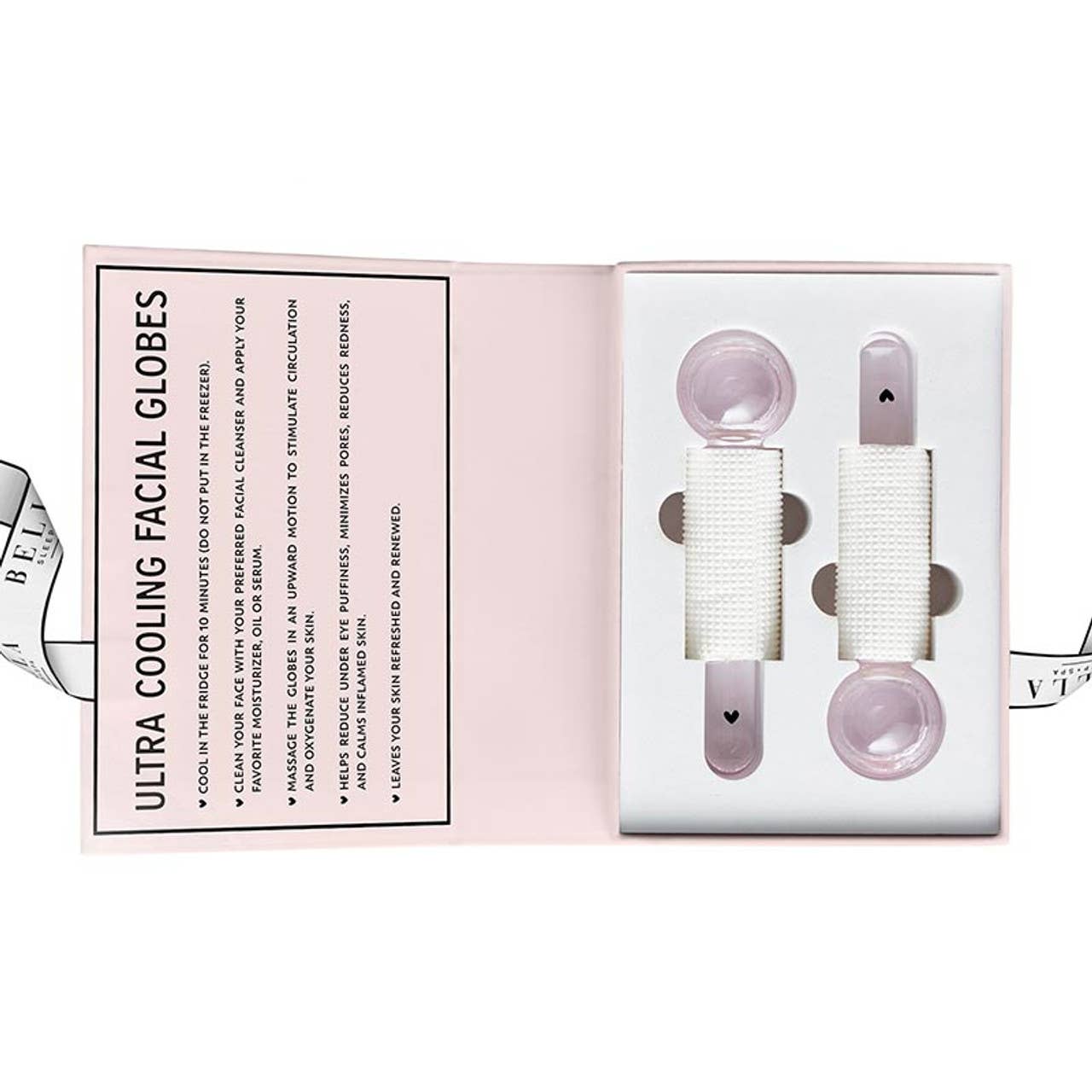 Bella Sleep + Spa - Wholesale Face/Beauty Roller - Facial Cooling Globes - Blush1