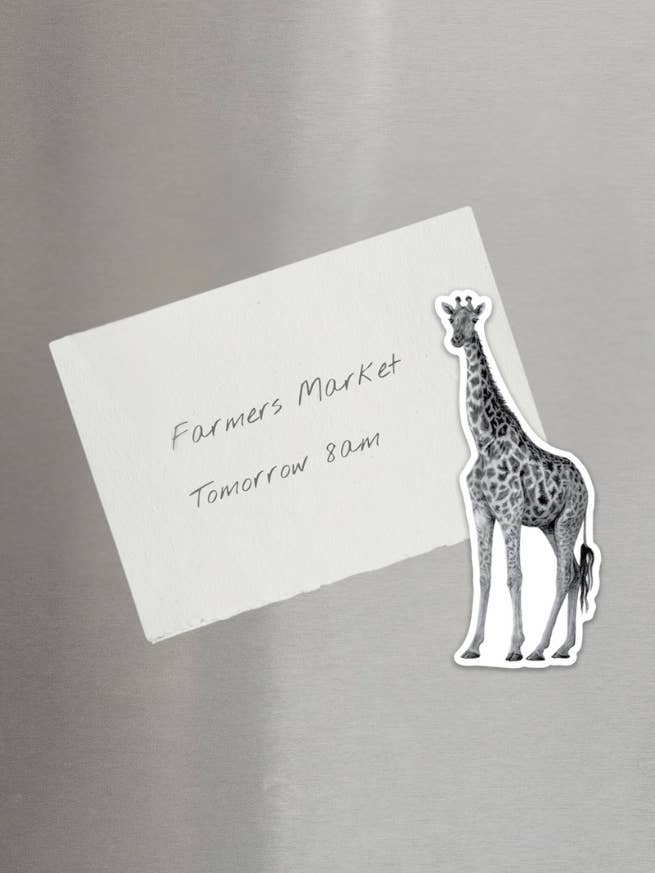 Giraffe Magnet for wholesale by Pen On Paper Co