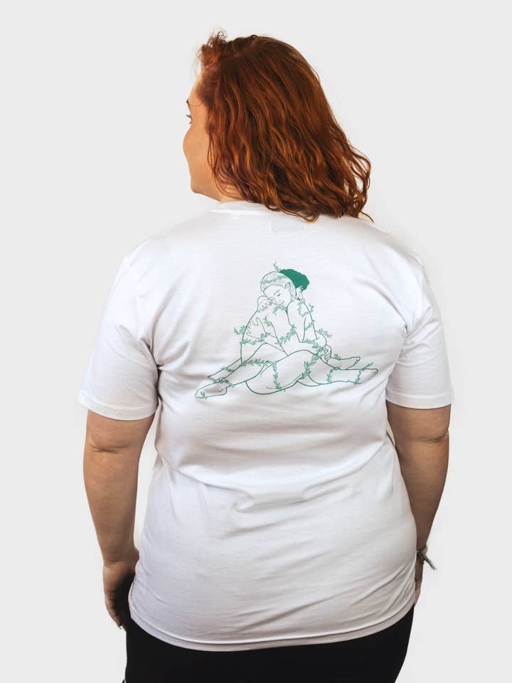 T-SHIRT ABRAÇO por atacado de Moment