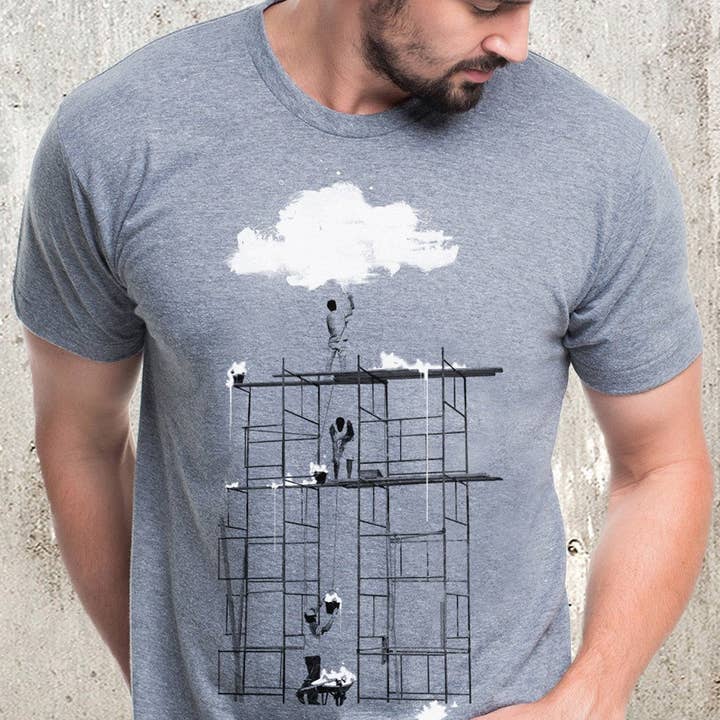 Cloud Factory T-Shirt for wholesale by Black Lantern