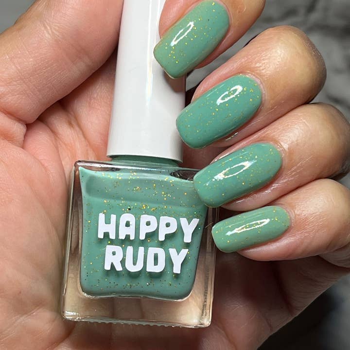 Happy Rudy Vegan Nail Polish - Wholesale Nagellak - Jouvert | Vegan Nagellak | Teal crème | Festival6