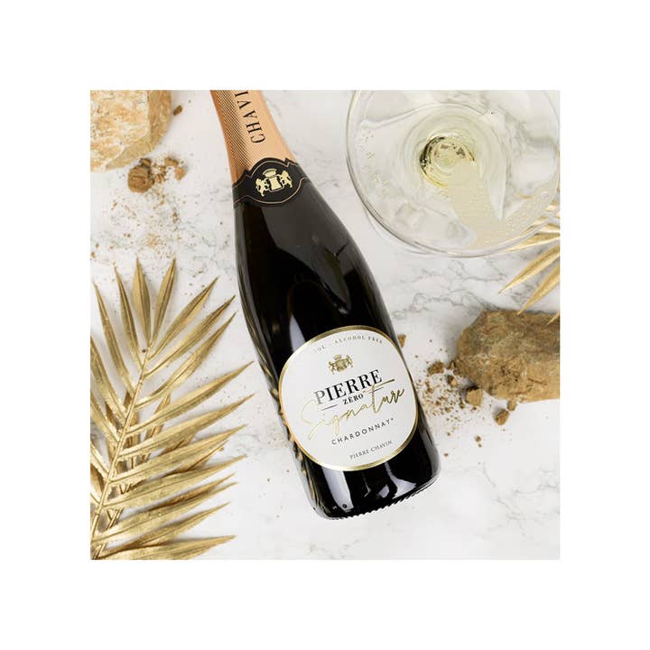 Zepeim - Vente Spiritueux/Vins/Bières sans alcool - Chardonnay pétillant sans alcool Pierre Zero Signature2