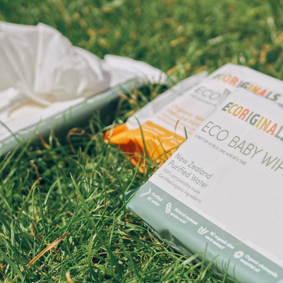 Ecoriginals - Wholesale Face & body wipes – Baby - 12 Packs Ecoriginals Biodegradable Bamboo Eco Luxury Wipes10