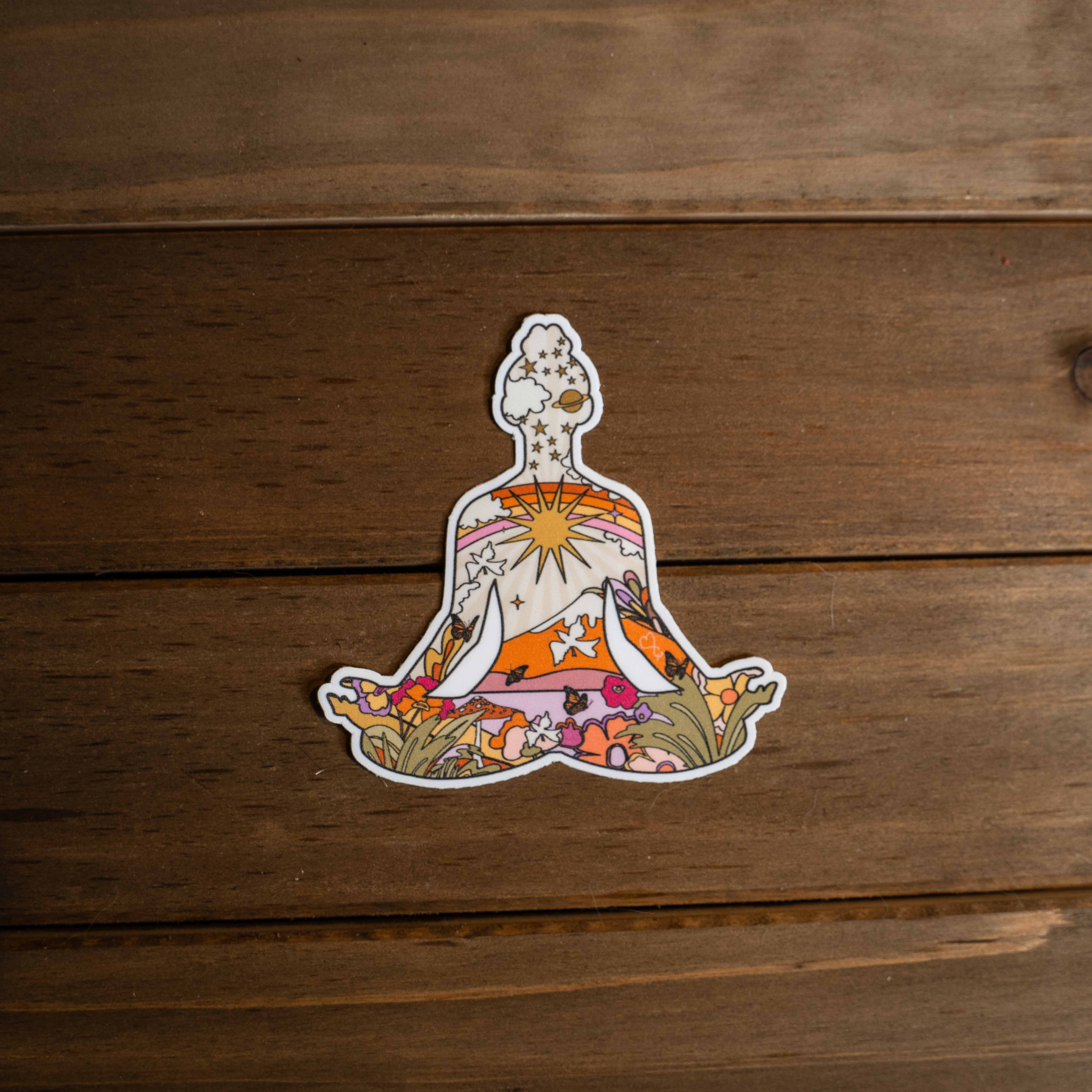 Hey Bear Outdoors - Wholesale Sticker - Yoga In Nature Sticker2