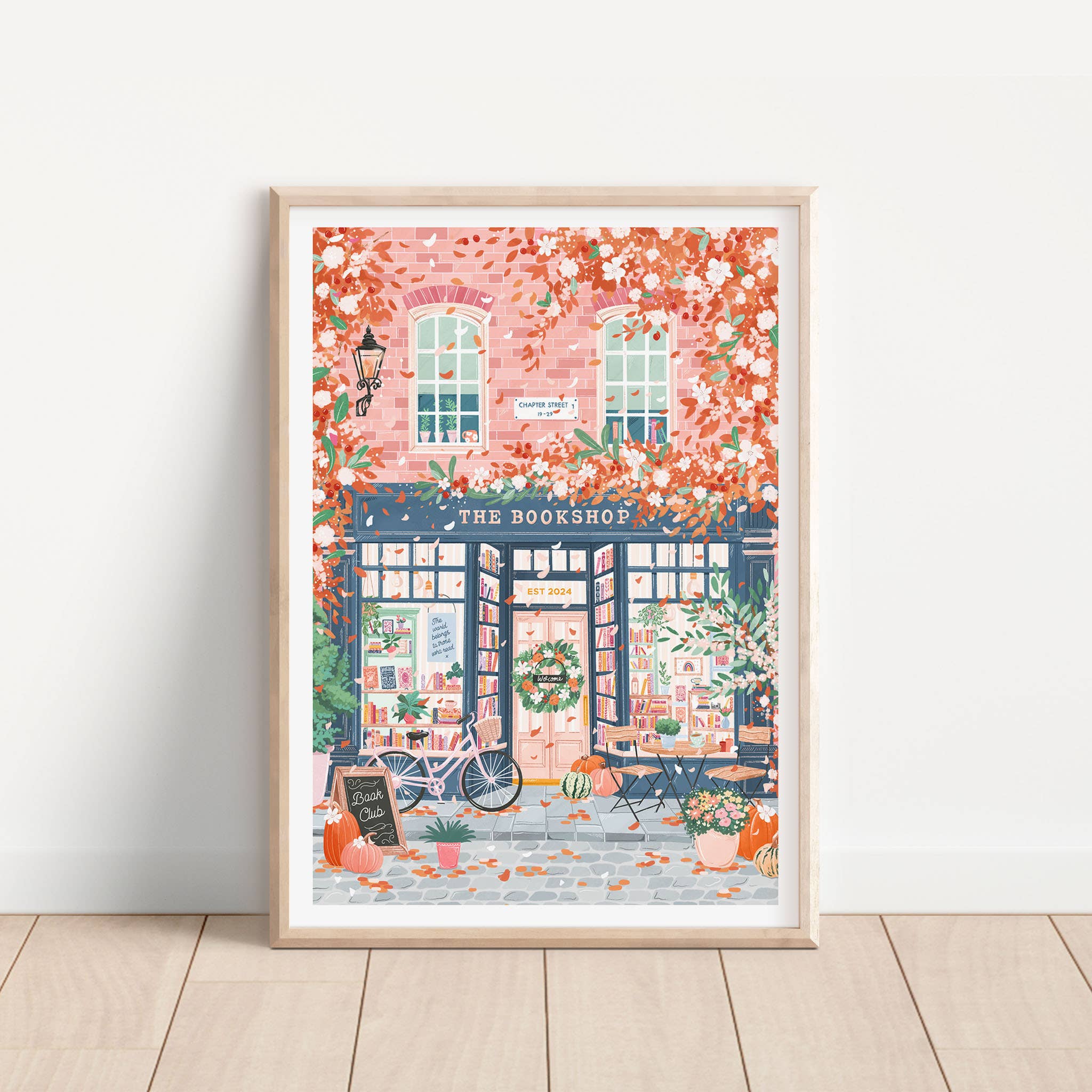 Simply, Katy - Venta al por mayor Ilustración - Estampa artística de librería otoñal1