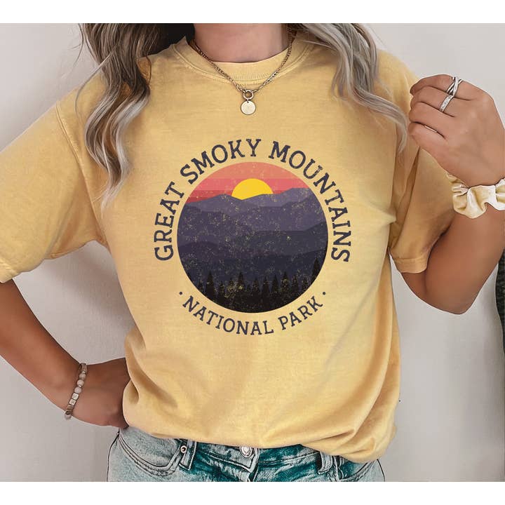 Great Smoky Mountains National Park T-Shirt for wholesale by Refinery Number One LLC
