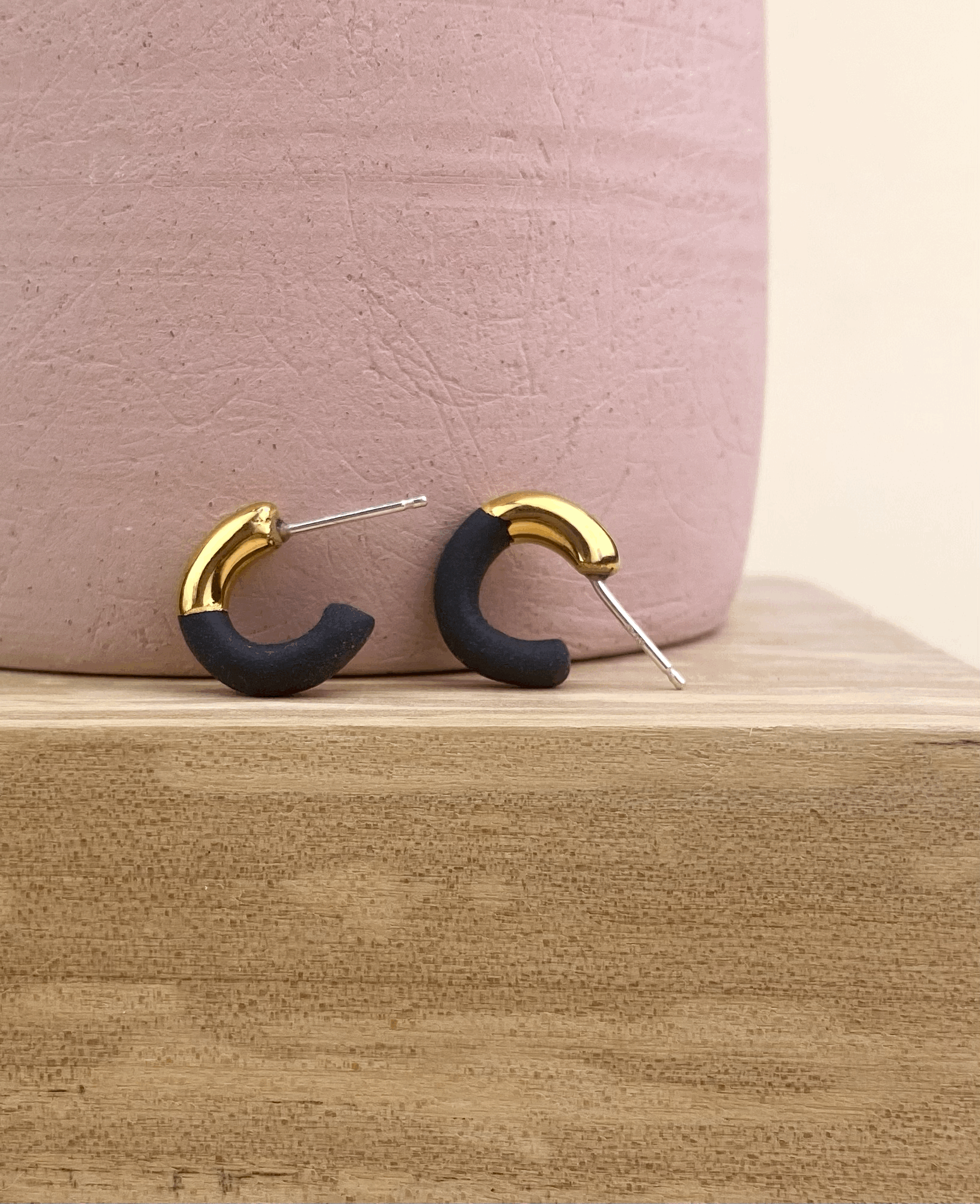 Barrow PDX - Wholesale Hoop Earrings - Porcelain Hoop Studs - Multiple Colors2
