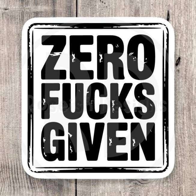 Funny Offensive Water Bottle Sticker: Sarcastic Mature Gift for wholesale by Roseish Designs