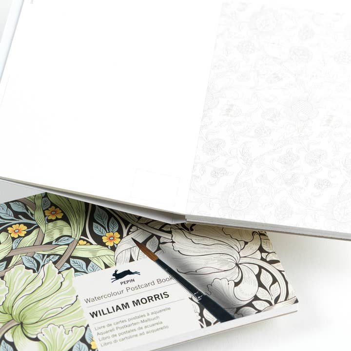 Pepin Press - Wholesale Postcard Set - William Morris Watercolour Postcard Book
