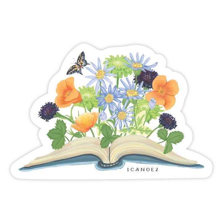 1canoe2 | One Canoe Two Paper Co. – Großhandel Aufkleber – Garten-Lese-Aufkleber2