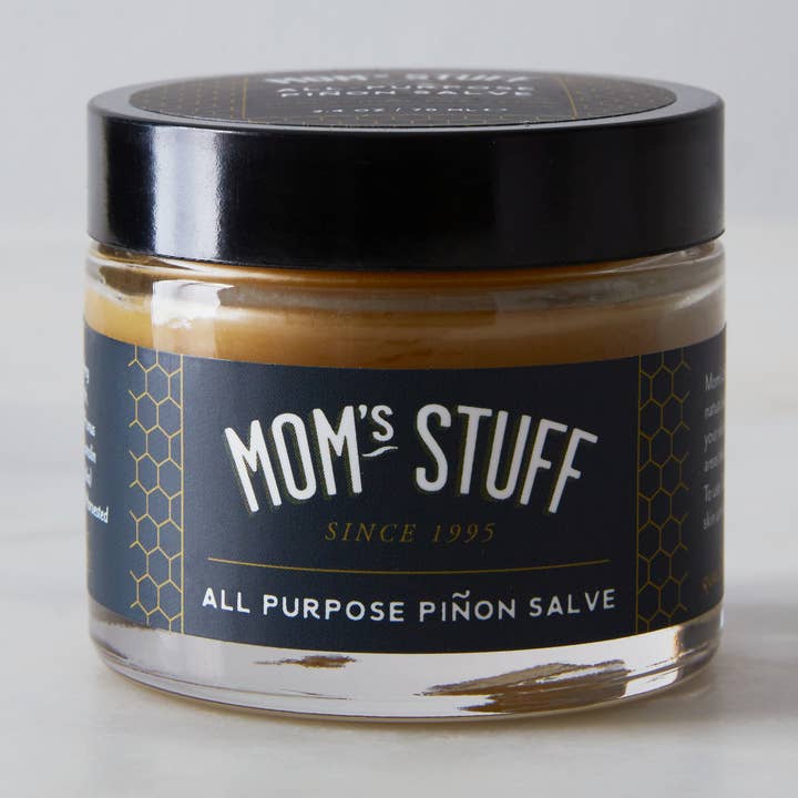 All Purpose Piñon Salve - Full Size Glass Jar for wholesale by Mom's Stuff Salve