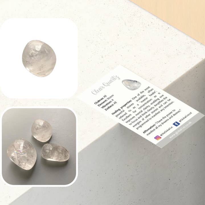 VIE – wholesale Spiritual stone/crystal – Tumbled Crystal, Single125