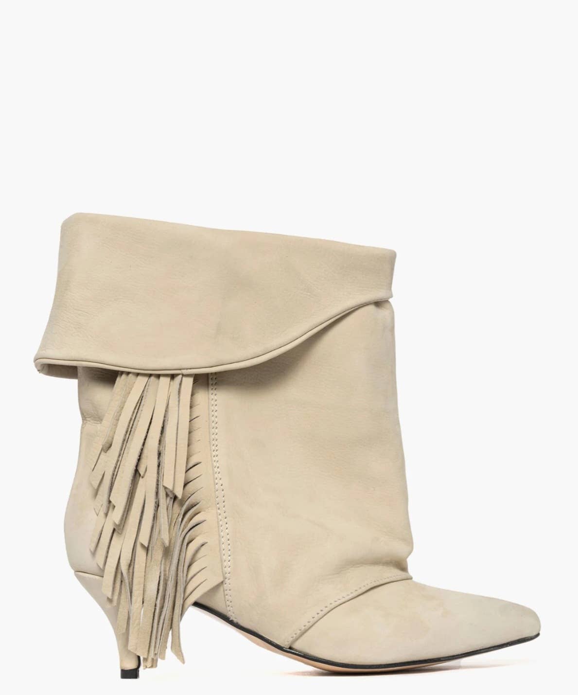 Alessandro Collection Italy - Wholesale Booties - Women's - ALEX ANGEL 13 Purple nubuck ankle boots with fringes0