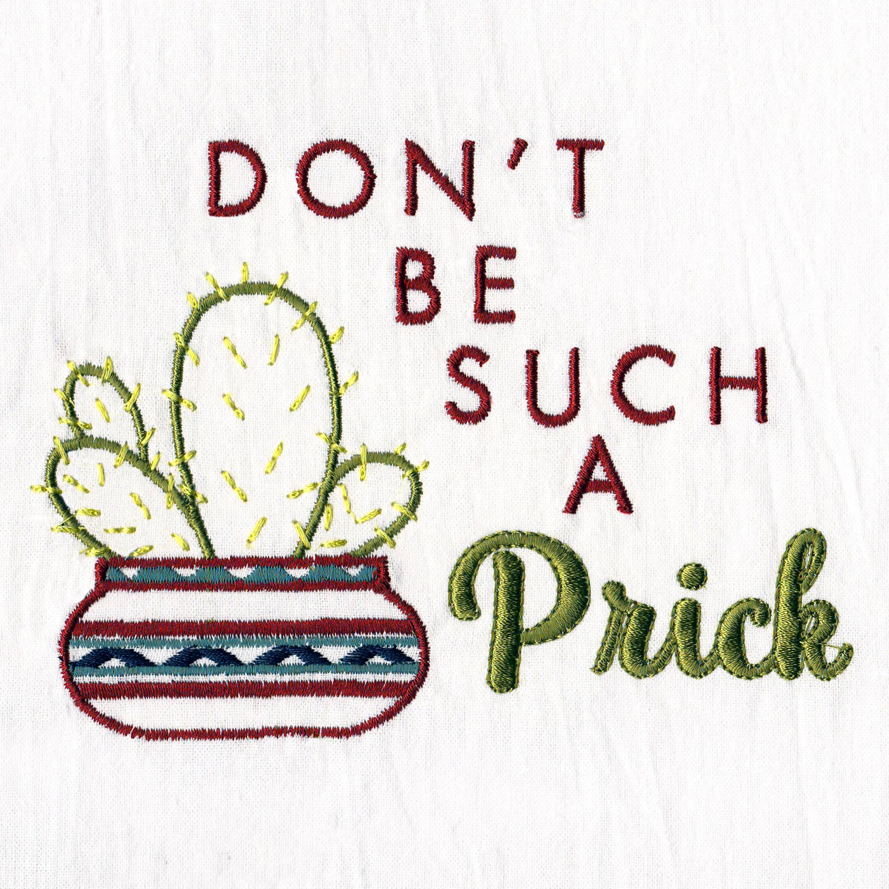 Colonial Patterns, Inc. - Wholesale Theedoek - Tante Martha's® vuile wastheedoek - Wees geen prik1