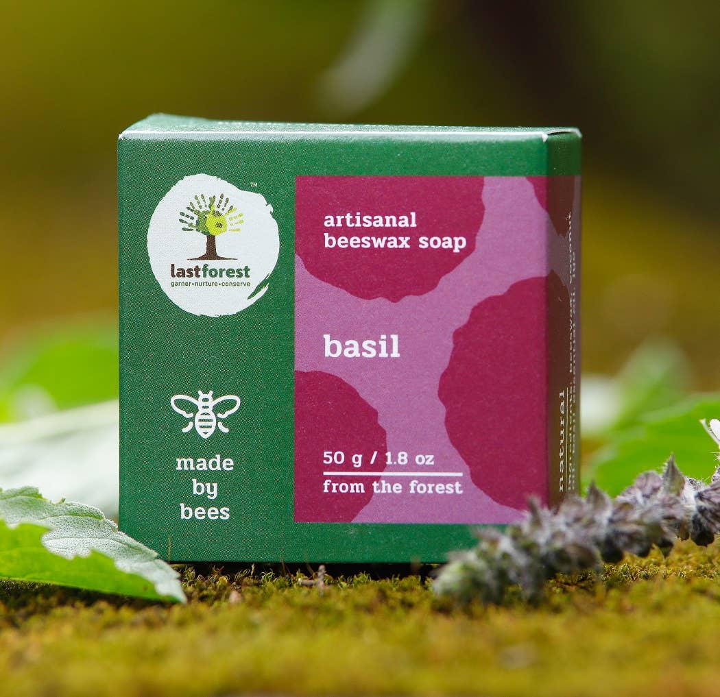 Ethikela KLG – wholesale Bar Soap – 50g Pebbles Basil Soap0