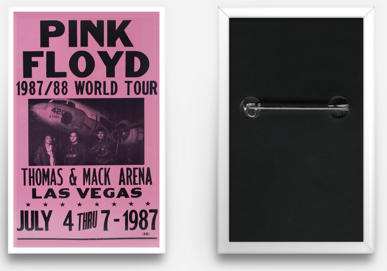 Fresh Prints of CT - Wholesale Lapel Pin/Button - Showprint  Concert Poster Buttons 1.75" x 2.75"5