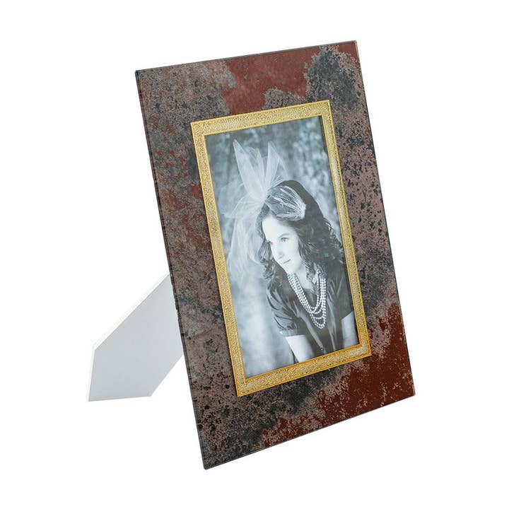 A&B Home Group Inc. - Wholesale Picture Frame - 8.5x10.5" Glass Photo Frame w/ Bronze Finish - 5x7" Opening