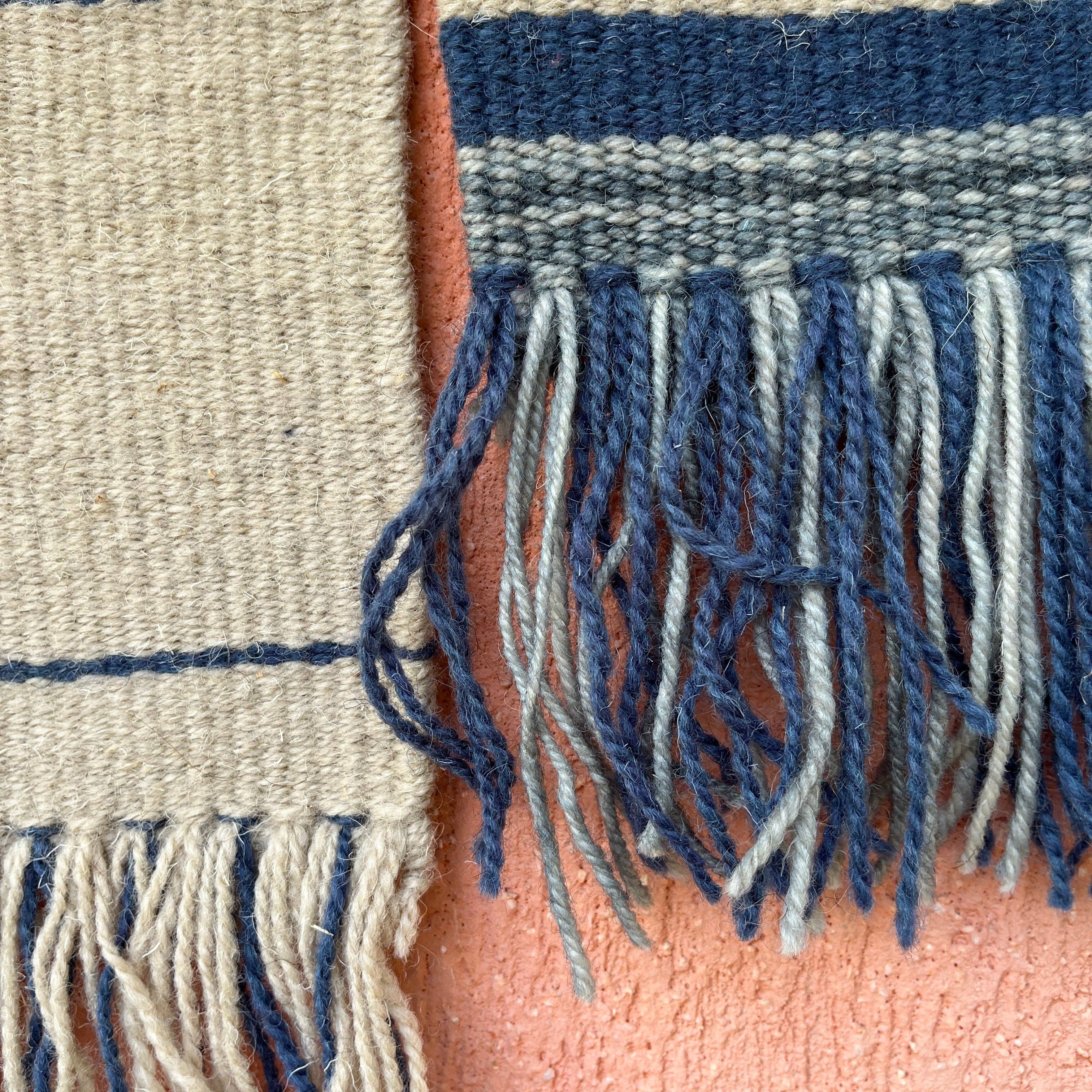 Woven With Hope - Wholesale Tapestry/Textile - Wall Hanging-Blue and Gray5