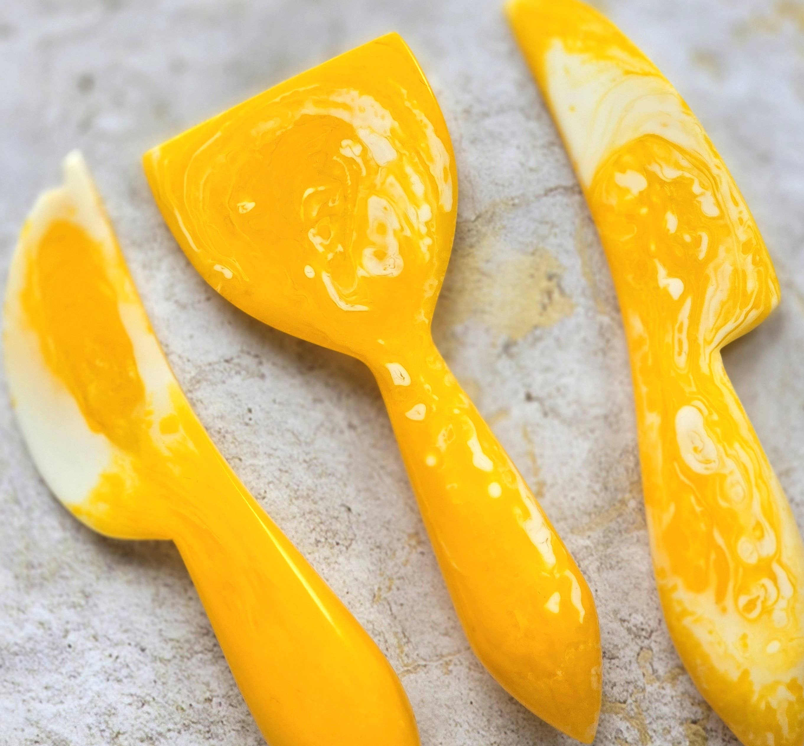 Gibb & Daan – Faca para queijo por atacado – Conjunto de Facas de Queijo de 3 Peças - Ferramentas de Charcutaria em Resina37