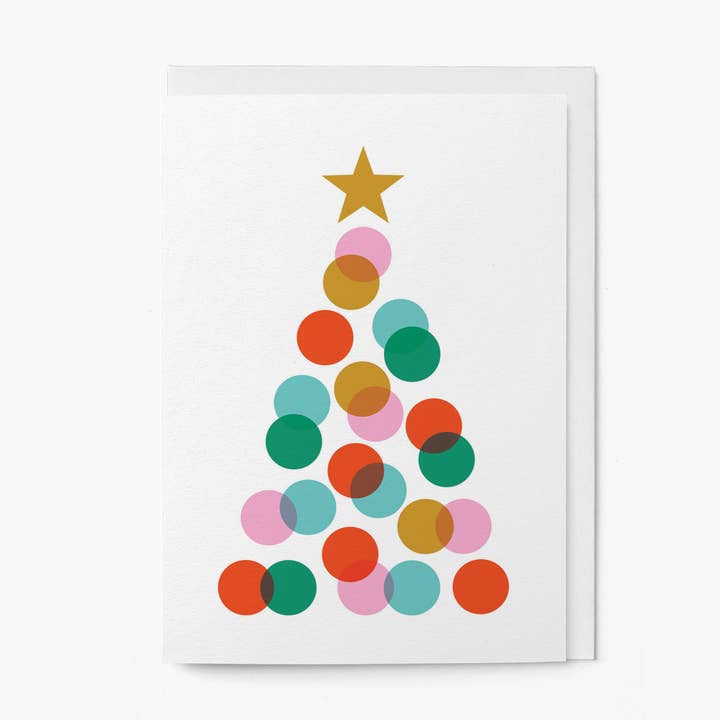 Christmas Tree - Seasonal Greeting Card - Holiday card for wholesale by Graphic Factory