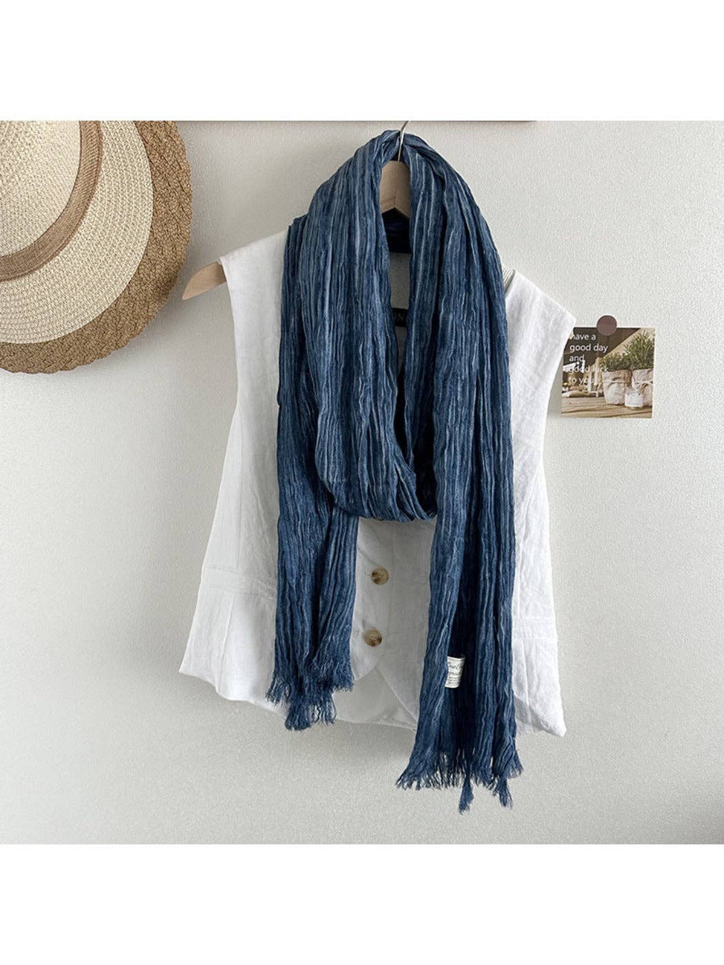 Funkyrel® Atzbranding Limited - Wholesale Scarf - Women's - Scarvii - Vintage Solid Color Shawl & Scarf1