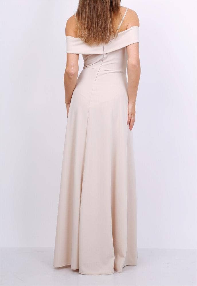 Alice'Desir - Wholesale Gown - Women's - 8892 A-line dress with boat neckline26